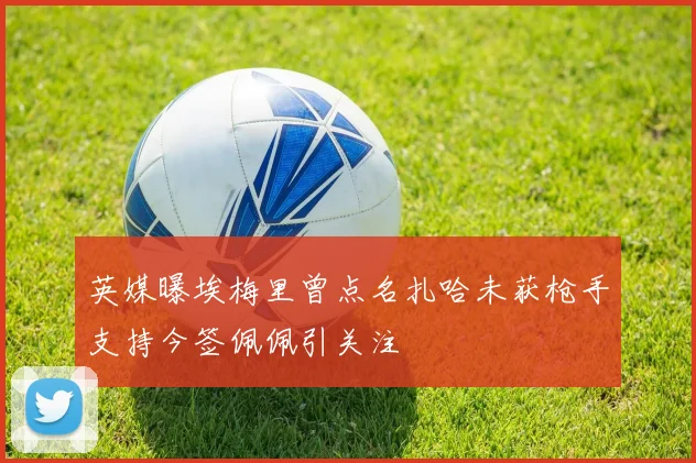 英媒曝埃梅里曾点名扎哈未获枪手支持今签佩佩引关注